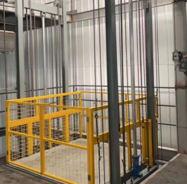 前进导轨式升降机一般加工周期